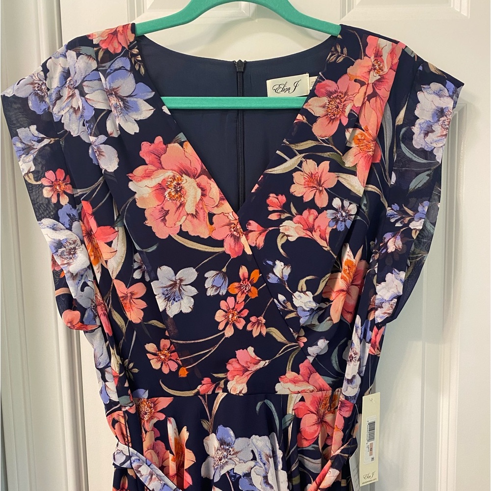 NEW WITH TAGS - Eliza J - Size 12, Floral, High-low Dress